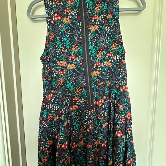 Forever 21 Contemporary Dress, L, Female, Black/Floral - Picture 3 of 3